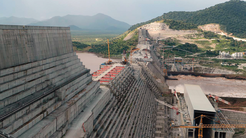 سد النهضة الإثيوبي.   أرشيفية