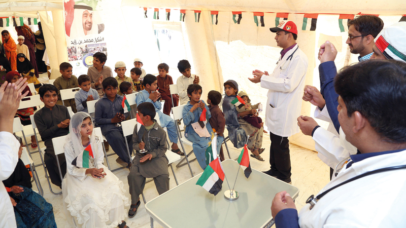 الحملة توفر خدمات صحية وقائية وعلاجية للفقراء. من المصدر