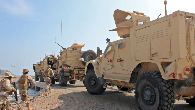 قوات الشرعية واصلت عملياتها العسكرية ضد الميليشيات الحوثية في جبهات عدة. أرشيفية