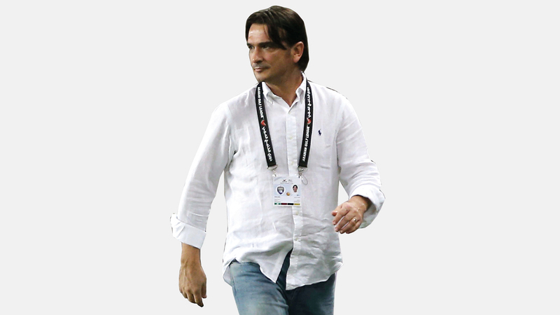 مدرب منتخب كرواتيا حالياً والعين سابقاً زلاتكو داليتش. ■ الإمارات اليوم