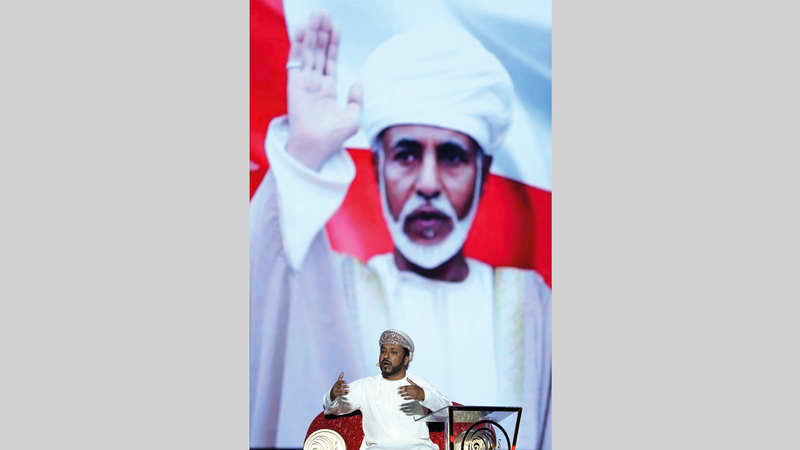 ناصر الغيلاني أثار إعجاب الحضور ولجنة التحكيم. من المصدر