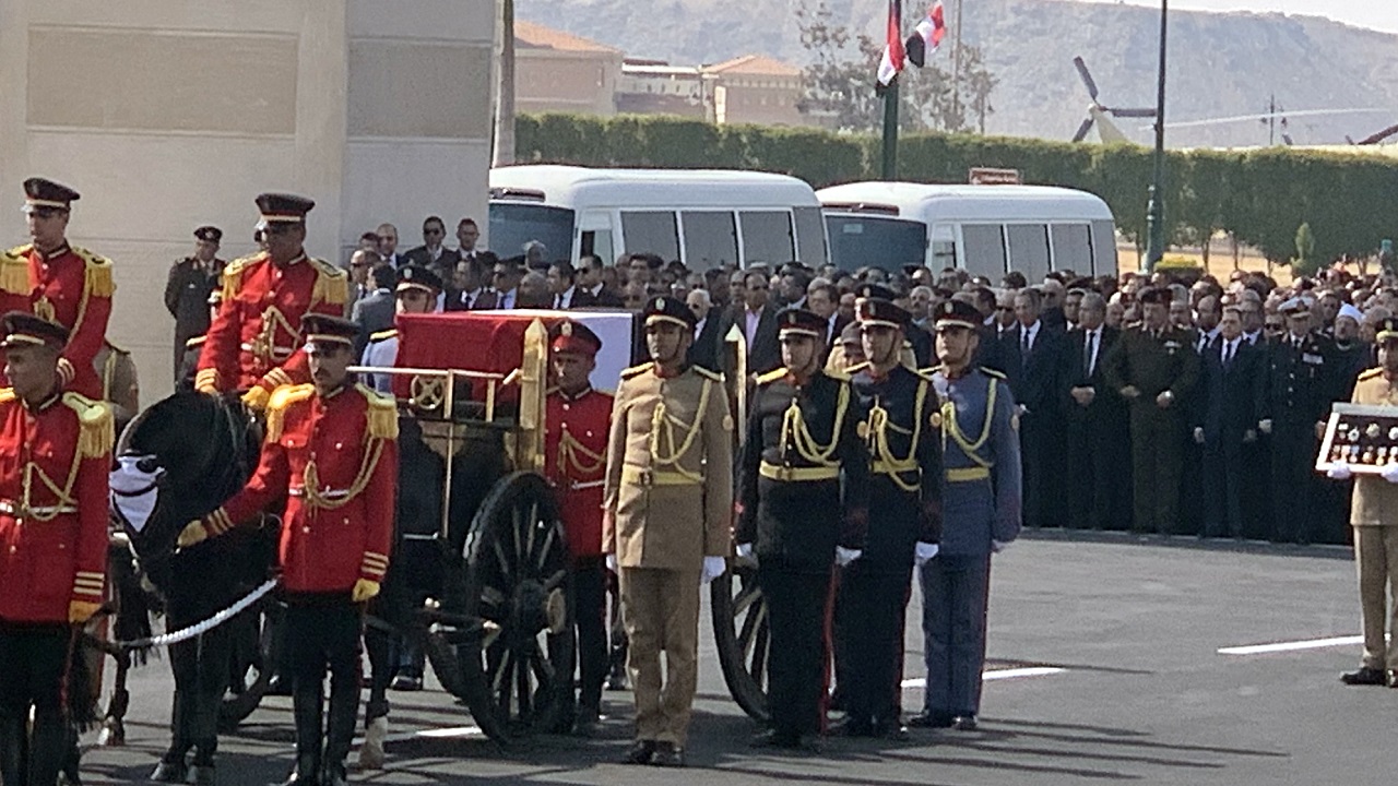 جنازة حسني مبارك. (إي. بي. إيه)