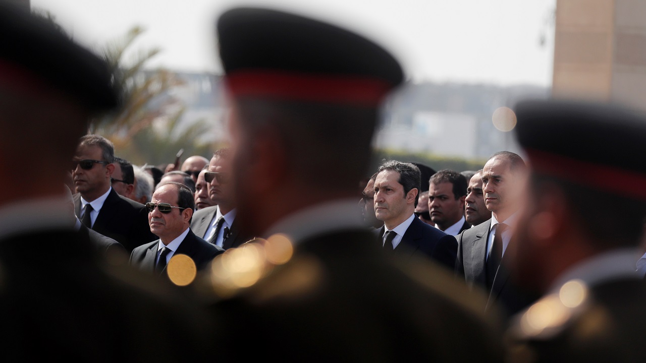 جنازة حسني مبارك (رويترز)