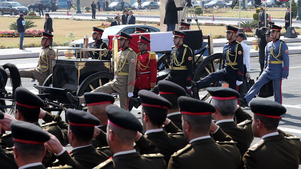 جنازة حسني مبارك. (إي. بي. إيه)