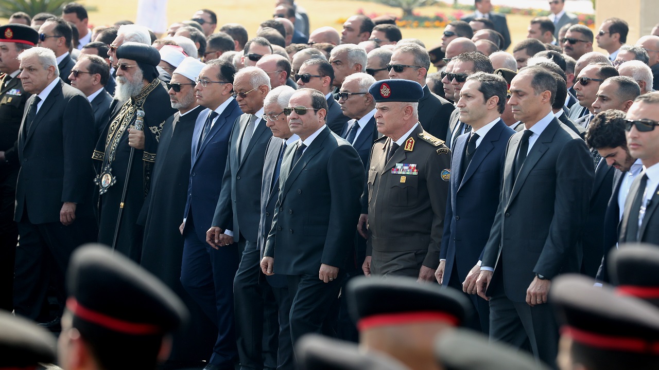 جنازة حسني مبارك. (إي. بي. إيه)