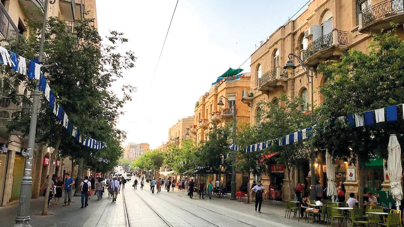 القطار السريع سيمر تحت شارع يافا في البلدة القديمة بمدينة القدس.   أرشيفية