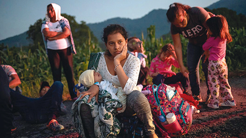 الخوف أحد الأسباب الرئيسة في الهجرة اللاتينية إلى أميركا. أرشيفية