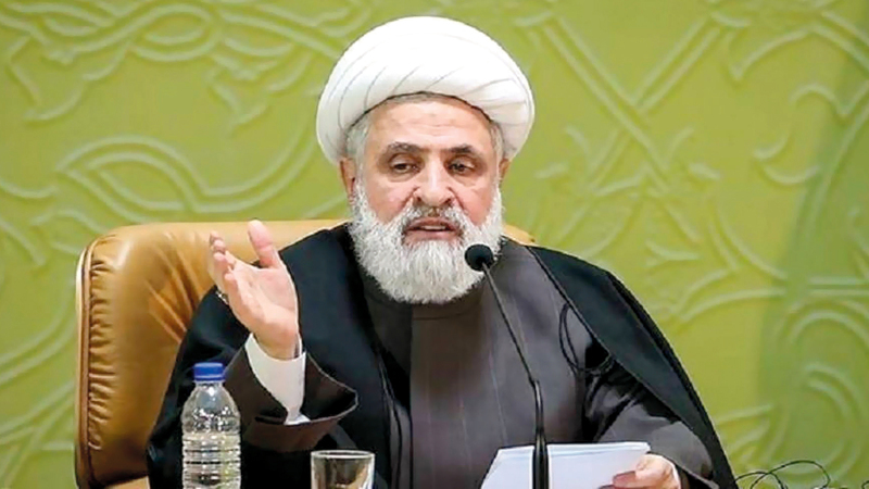 نعيم قاسم: لا نقبل الخضوع لصندوق النقد الدولي ليدير الأزمة. ارشيفية