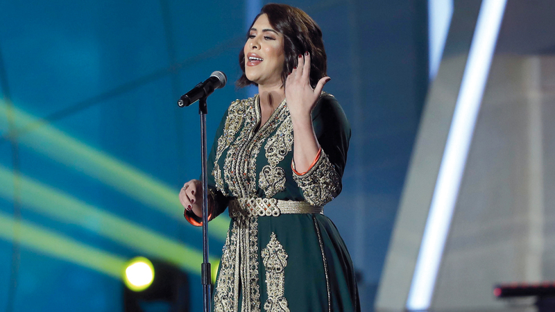 نجاة رجوي شدت بموشح أندلسي.