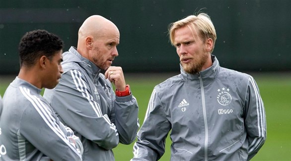 مساعد مدرب أياكس أمستردام كريستيان بولسن.
أ.ف.ب