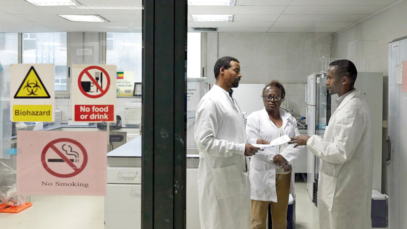 في إثيوبيا يعانون نقصاً في الكوادر الطبية والمعدات.  أرشيفية