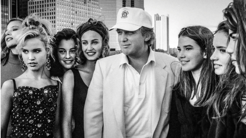 ترامب رعى مسابقات الجمال وهو في الأربعينات من عمره.  أرشيفية