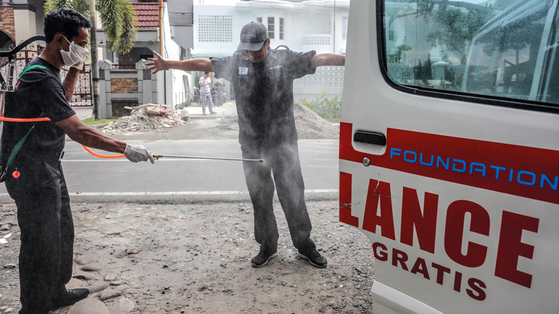 حالات عدوى كانت من أشخاص لم يشعروا بالمرض بعد. إي.بي.أي