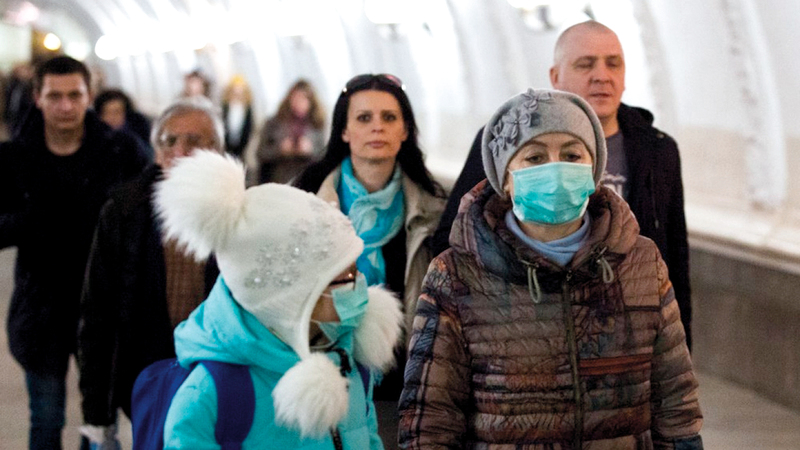 عدد كبير من سكان موسكو يخضعون للرقابة بالكاميرات.  أ.ف.ب