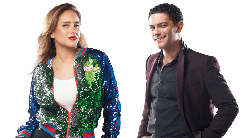 نيللي كريم تطلُّ بشكل مختلف مع آسر ياسين في «بميت وش».   ■من المصدر