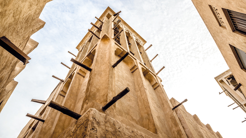 حي الفهيدي التاريخي شاهد على تراث حي في دبي. من المصدر