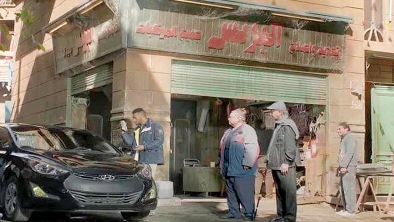 في الحلقة الأولى من مسلسل محمد رمضان السيارة دخلت الورشة بماركة وخرجت بأخرى. ■أرشيفية