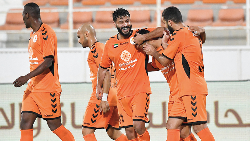 نتائج عجمان تراجعت هذا الموسم مقارنة بمواسمه الماضية. الإمارات اليوم