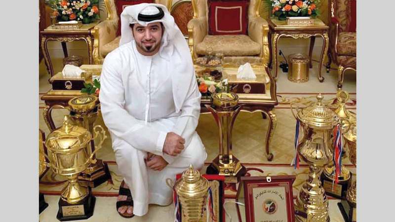 إبراهيم القرص جمع بين النجاح الرياضي والدراسي. ■من المصدر