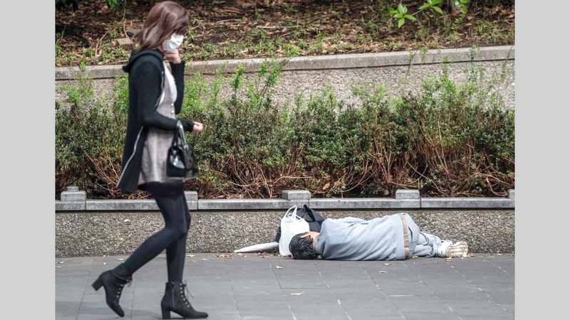 إحصاءات عدد المشردين في اليابان غير دقيقة بسبب وجود معظمهم في مقاهي الإنترنت.  أرشيفية