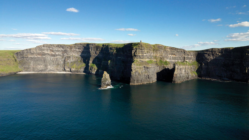 هيئة السياحة الأيرلندية تنصح بالتجول مع رؤية بانورامية لأيرلندا بزاوية 360 درجة. من المصدر