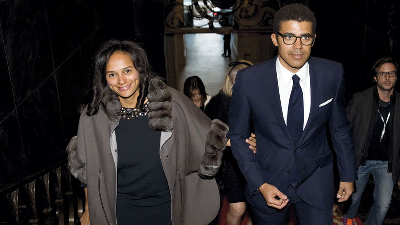 إيزابيل وزوجها متهمان بتحقيق ثروة بطرق غير مشروعة.■ أ.ف.ب