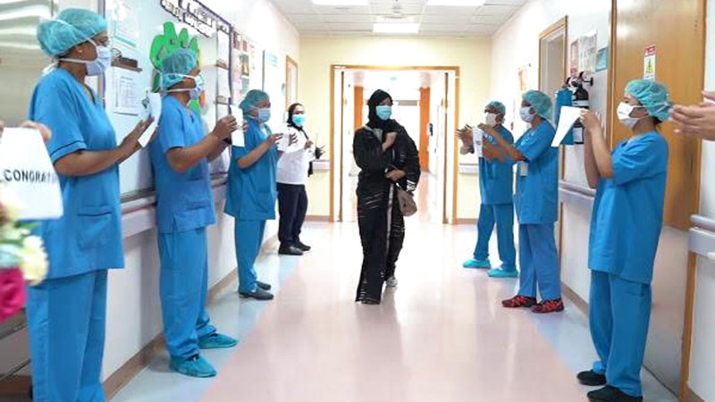 فرق الدعم الطبي تابعت وضع زهرا الصحي إلى أن بلغت الشفاء التام.  من المصدر