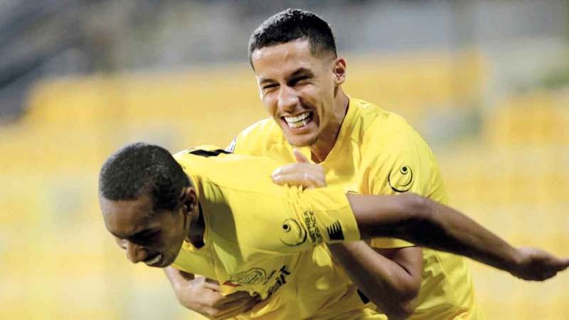 صالح وسالمين يمثلان مستقبل الفريق. من المصدر