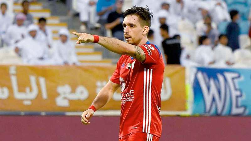 نجم فريق الشارقة إيغور كورنادو. تصوير: إريك أرازاس