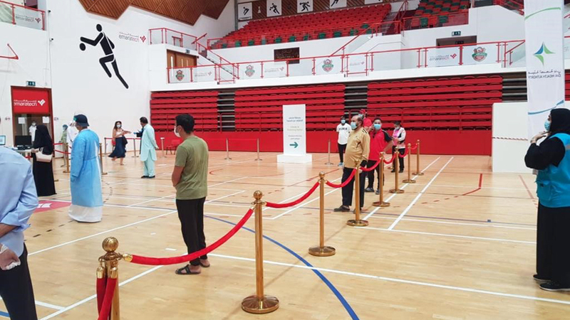 العاملون بالنادي خضعوا لفحوص طبية. من المصدر