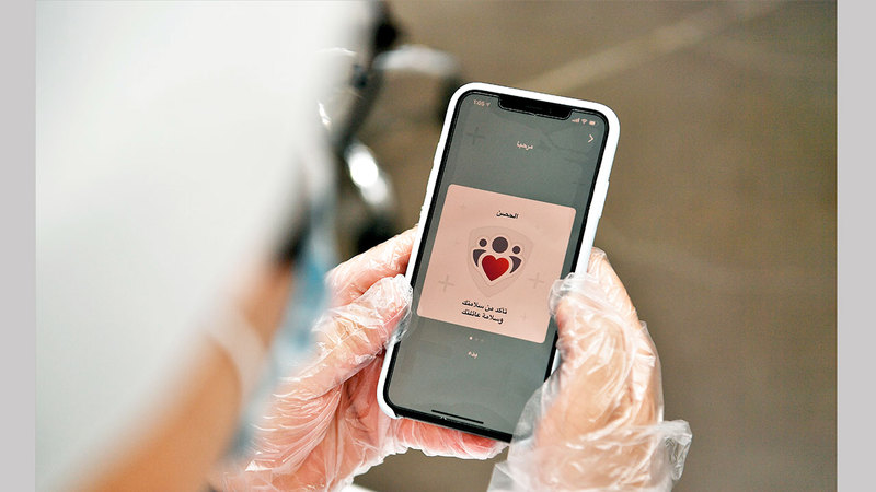 «الحصن» يدعم جهود مواجهة «الفيروس» والوقاية منه. تصوير: يوسف الهرمودي