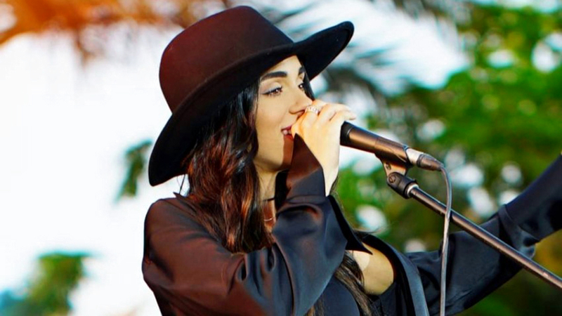 الفنانة العراقية البلجيكية ساندرا ساهي.   أرشيفية