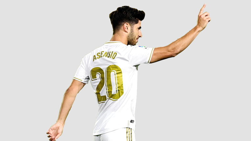 أسينسيو مرشح للعب في التشكيلة الأساسية اليوم للريال أمام سوسيداد. أ.ف.ب