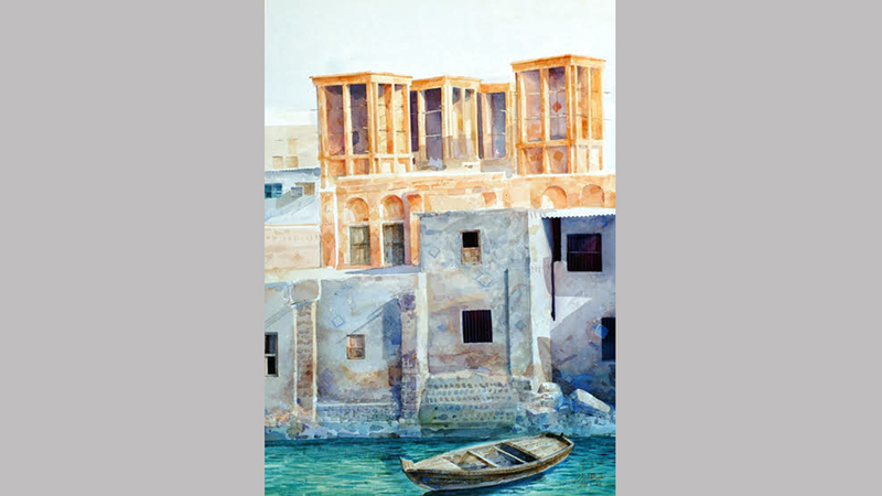 من أعمال عبدالقادر الريس. من المصدر