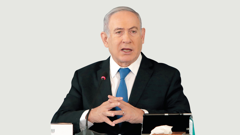 نتنياهو مدّد فترة عمل مدير «الموساد» لـ6 أشهر أخرى قبل الانفجار من أجل التعامل مع الموقف.   أ.ف.ب