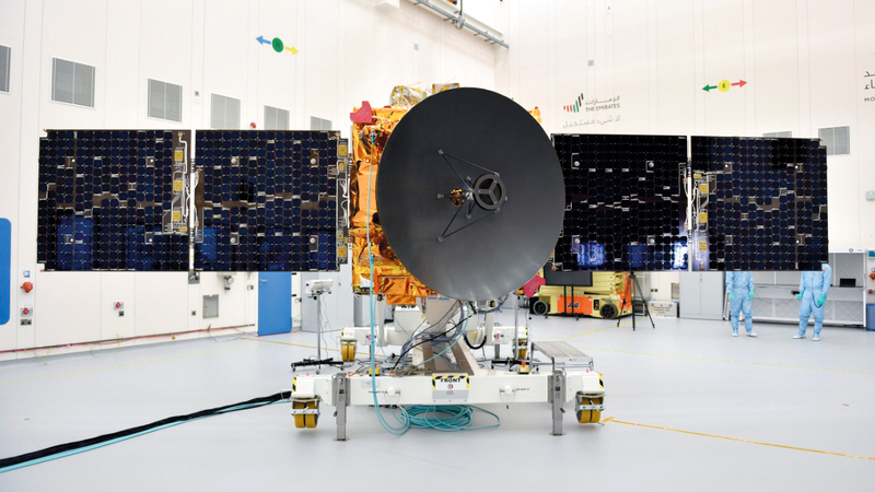 رحلة «مسبار الأمل» إلى المريخ رسالة أمل للعرب جميعاً. أرشيفية