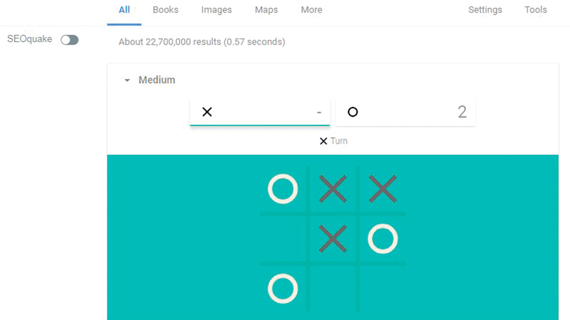 تشغيل لعبة tic tac toe