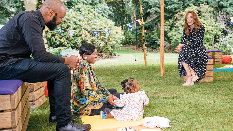 ميدلتون: العائلات ومقدمو الرعاية هم في صميم تنشئة الجيل المقبل. ■ من المصدر