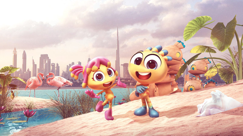 «مدهش» و«دانة» سيتجولان في كل أنحاء دبي.  من المصدر