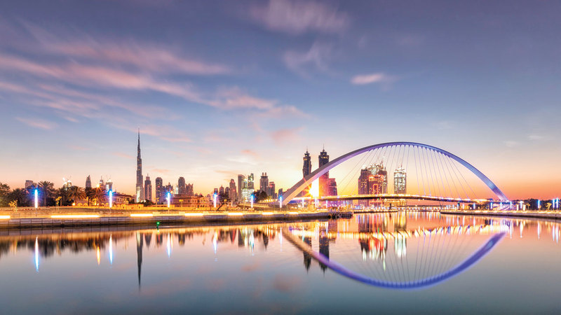 جسر التسامح في دبي. أرشيفية