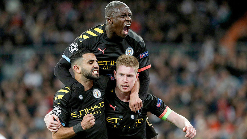 سيتي يملك أفضلية الفوز ذهاباً بـ2-1.	■ إي.بي.إيه