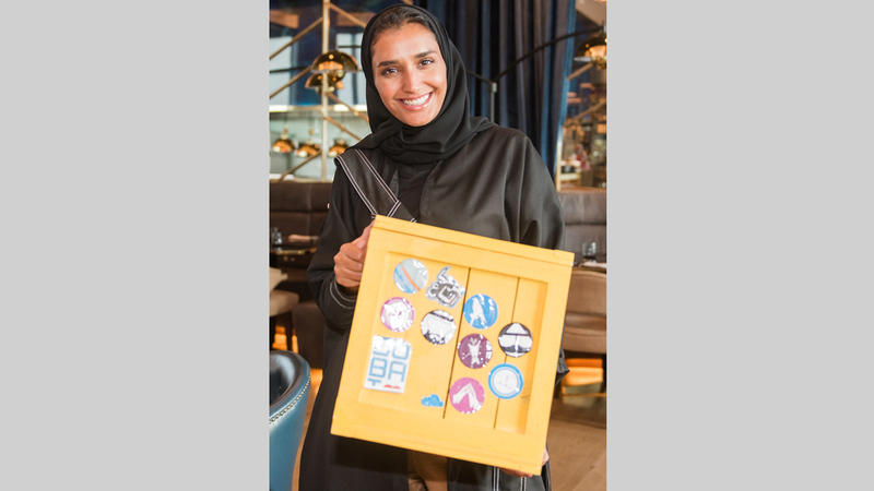 مثايل آل علي تشارك في المغامرات. من المصدر