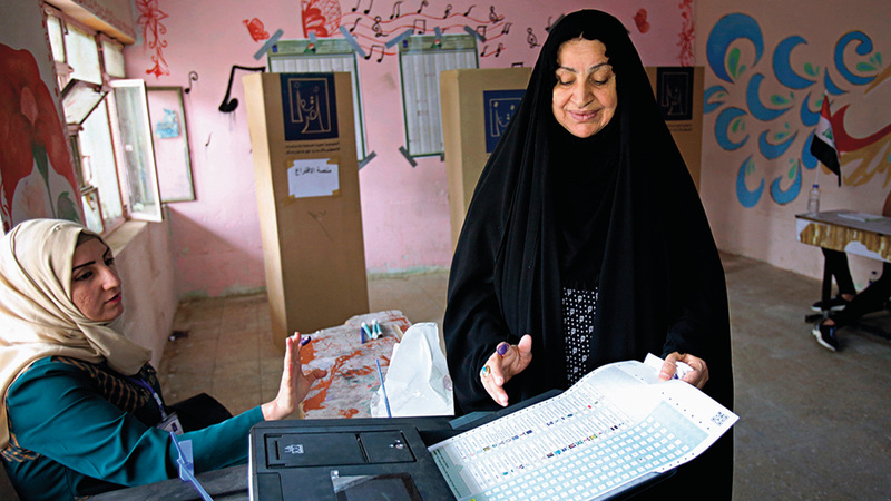 الانتخابات العراقية لا تُخرج البلاد من أزماتها. أ.ب