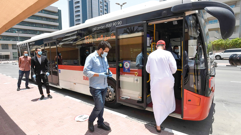 المنصة أسهمت في تطوير العمليات التشغيلية للحافلات.  من المصدر