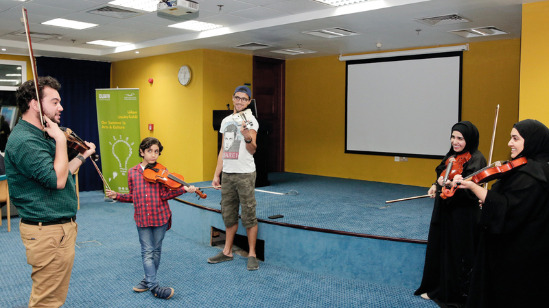 البرنامج منصّة لتنمية المواهب الموسيقية الواعدة.   من المصدر