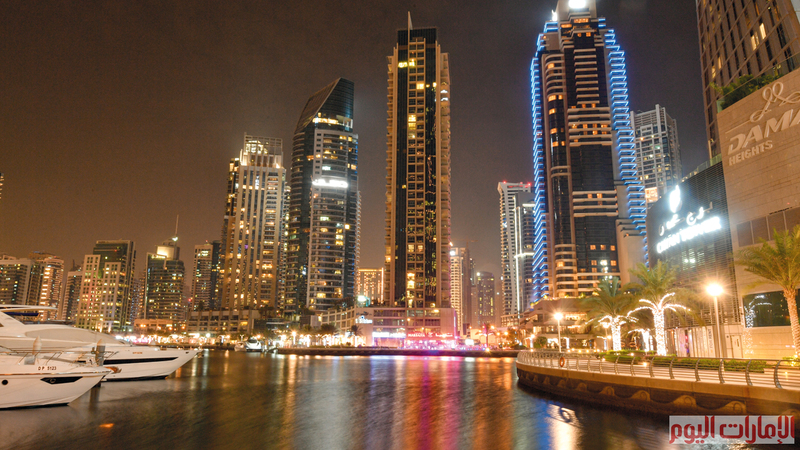 ليل دبي.. لوحة فنية بأضواء مدينة لا تنام - وسائط متعددة - معارض صور