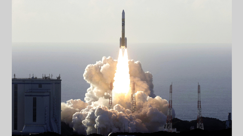 كفاءة إطلاق مسبار الأمل أسهمت في وضعه أكثر قرباً من المسار النهائي.   أرشيفية