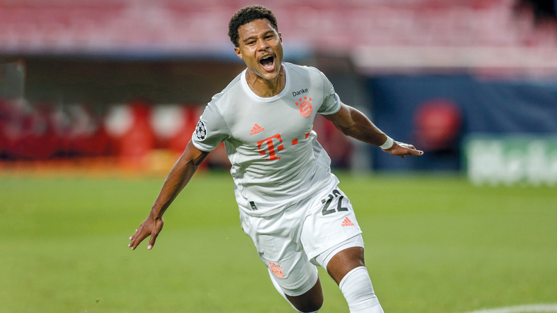 غنابري أبرز مهاجمي البايرن.   إي.بي.إيه