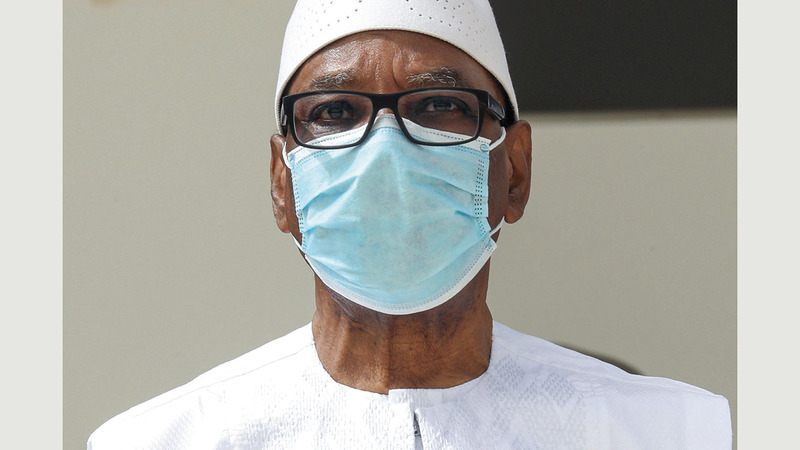 الرئيس المعزول إبراهيم كيتا. رويترز