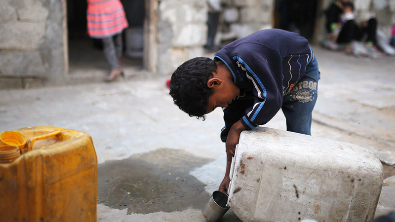 أزمة شح مياه شديدة نتجت عن تفاقم انقطاع الكهرباء. الإمارات اليوم